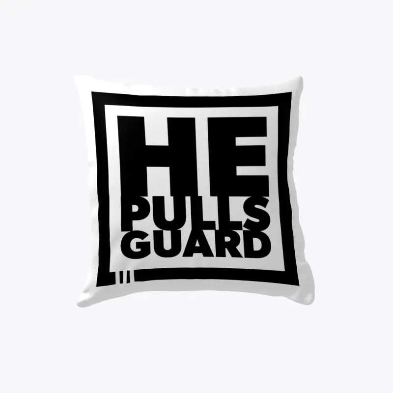 He Pulls Guard Jiu Jitsu Pillow