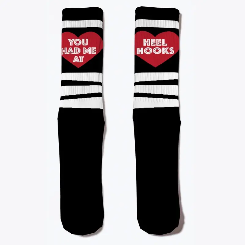 Valentines Jiu Jitsu  - Heel Hooks Socks